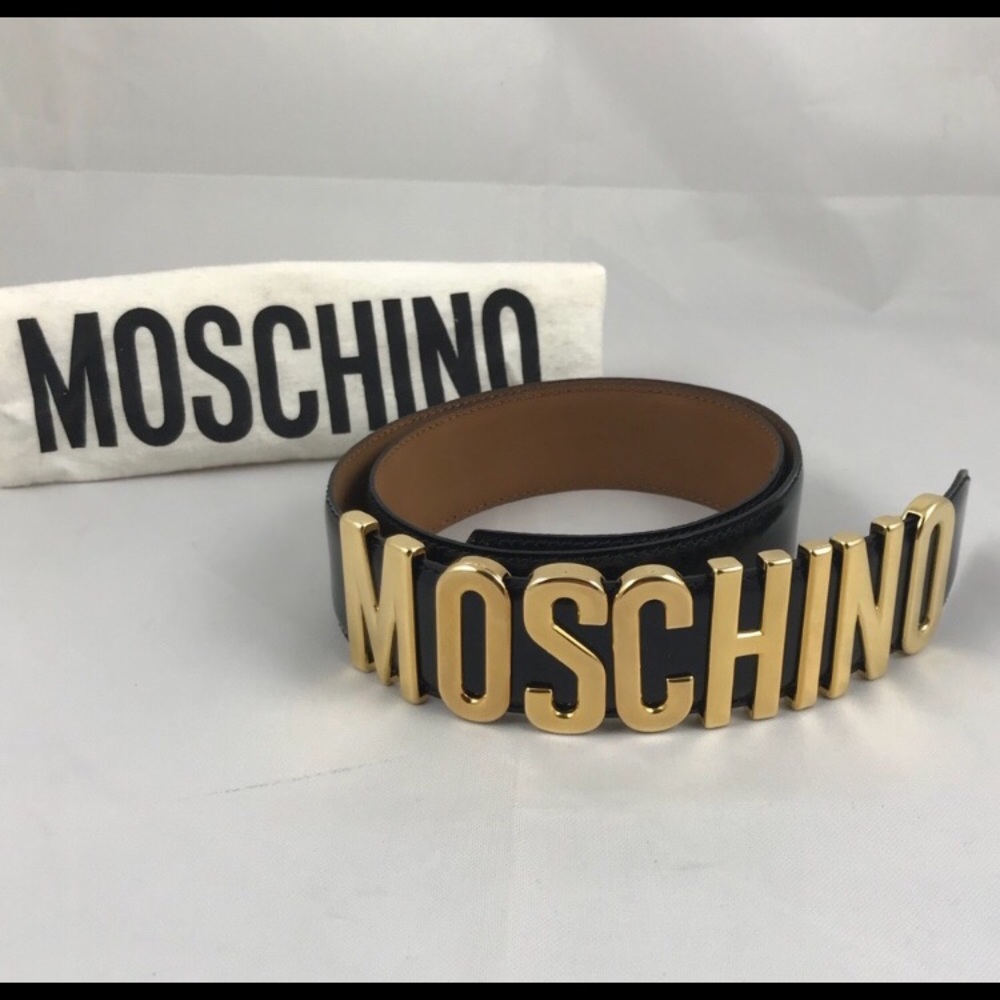 Authentic Vintage Redwall Moschino Leather Belt